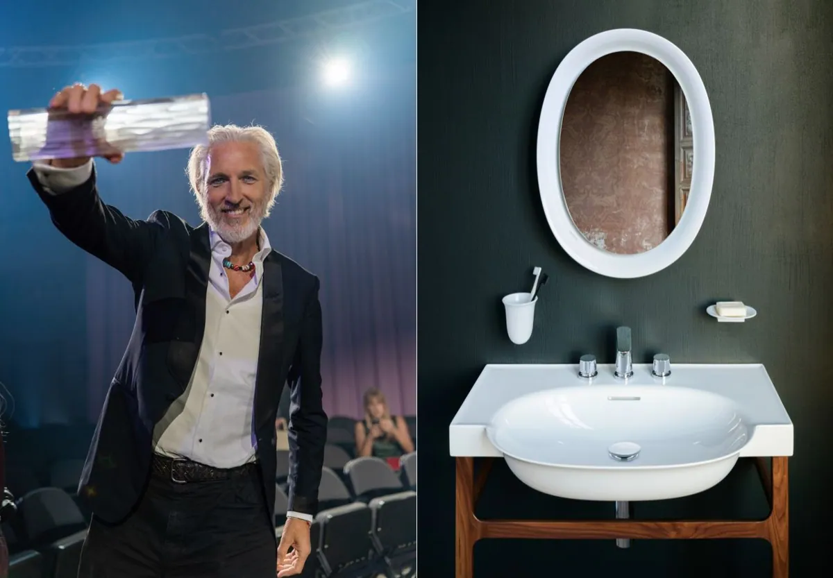 Marcel Wanders navrhl pro Laufen koupelnovou keramiku, kolekci lze vidět v pražské galerii